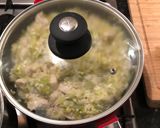 A picture of step 6 of Chicken, mushroom & leek risotto.