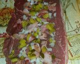 A picture of step 1 of German Rouladen.