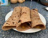 A picture of step 4 of Layered Chappathi (Traditional Indian wheat bread).