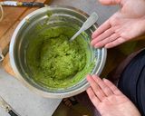 Une image de l'étape 3 de Buñuelos de verduras (farçous aveyronnais, centre de la France).