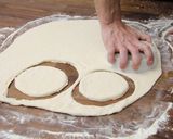Töltött lángos (Panzerotti) recept fázis 9 fotója
