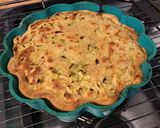 Une image de l'étape 11 de Tarte à la rhubarbe et crème de cassis (pâte brisée épeautre lait vanille).