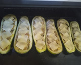 Foto del paso 3 de la receta: Zapallos italianos rellenos (carne de pavo-arroz) 🍀