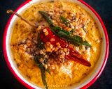 A picture of step 4 of Red Coconut Chutney.