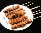 A picture of step 6 of Beef Kebab(Tsire).