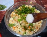 A picture of step 3 of Oats Paneer Tikki.