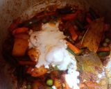 A picture of step 6 of Lobia Veggie Pulao.