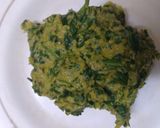 A picture of step 1 of Crispy Palak shots.