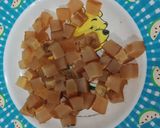 Foto langkah ke 2 dari resep Kacang Panjang, Kikil, Udang masak Tauco Santan.