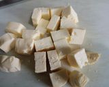 A picture of step 4 of Palak paneer.