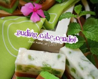 Puding Cake Cendol - Step 5