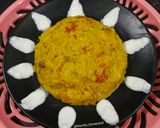 A picture of step 6 of Bhagar Khichdi.