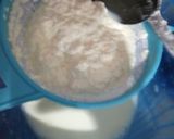 A picture of step 3 of Home made mozzarella cheese.