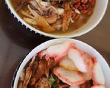 Foto langkah ke 8 dari resep Bubur Ayam Kuah Kuning.