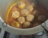 A picture of step 2 of Bihari kofta.