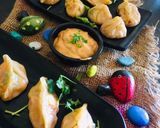 A picture of step 7 of Veg paneer momos.