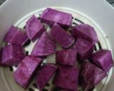 Foto langkah ke 1 dari resep Ube Tang yuan Kuah Susu.