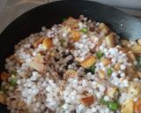 A picture of step 6 of Sabudana khichdi.
