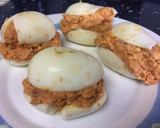 Foto del paso 3 de la receta: Huevos rellenos con bechamel