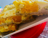 Foto del paso 8 de la receta: TARTA CON MASA CASERA EN LICUADORA🥧CON CUBOS DE ZAPALLO CALABAZA 🎃 VERDEOS, PUERROS Y MUCHO QUESO 🧀