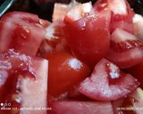 A picture of step 5 of Gazpacho.