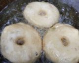 A picture of step 7 of Medu Vada Bites with coconut chutney.