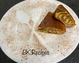 A picture of step 7 of Milo Marble Cake.