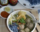 Foto langkah ke 7 dari resep MIE BAKSO Bunga Telang.