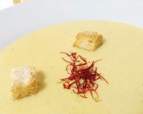 Foto del paso 8 de la receta: Crema ligera de queso de cabra al azafrán