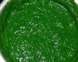 A picture of step 1 of Resto style palak paneer.