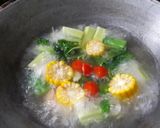 Foto langkah ke 6 dari resep Sayur bayam timun jagung.