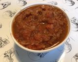 Une image de l'étape 12 de Sauce tomate à l'ail, oignon, herbes aromatiques et vin rouge.