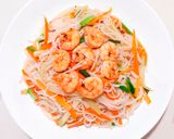 A picture of step 8 of Spicy and Sour Shrimp Vermicelli Bowl.