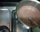 A picture of step 1 of Creamy chocolate custard with candi biscuit.