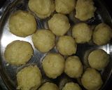 A picture of step 14 of Mawa Badam Holige.