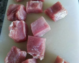 Foto del paso 2 de la receta: Brochetas de solomillo de cerdo glaseado