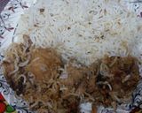 A picture of step 10 of White Biryani.