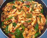 A picture of step 9 of Veggie Pasta Bake.