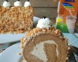 Foto langkah ke 13 dari resep Mocca Nougat Rollcake.