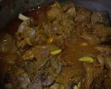 A picture of step 4 of Mutton Curry.
