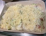 Une image de l'étape 15 de Gratin de navet blanc et courgette au jambon cru et emmental.