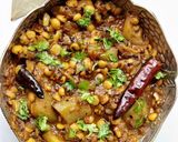 A picture of step 9 of Achari Lauki Chana Dal.