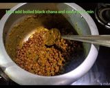 A picture of step 6 of Kala chana recipe.