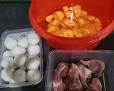Foto langkah ke 1 dari resep Resep sop bakso ikan.