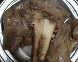 A picture of step 4 of Beef nehari.