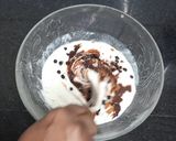 A picture of step 5 of Chocolate shrikhand.