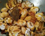 A picture of step 6 of Vitamin D rich Masala Mushroom.