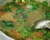 A picture of step 6 of Drumstick leaves Soup.