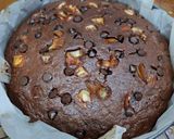 Foto langkah ke 7 dari resep Cake Pisang Yogurt Cokelat (Tanpa Tepung Terigu).