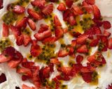 Une image de l'étape 5 de Fraisier revisité passion - chantilly mascarpone.